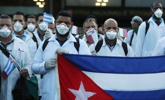 Medics and paramedics from Cuba