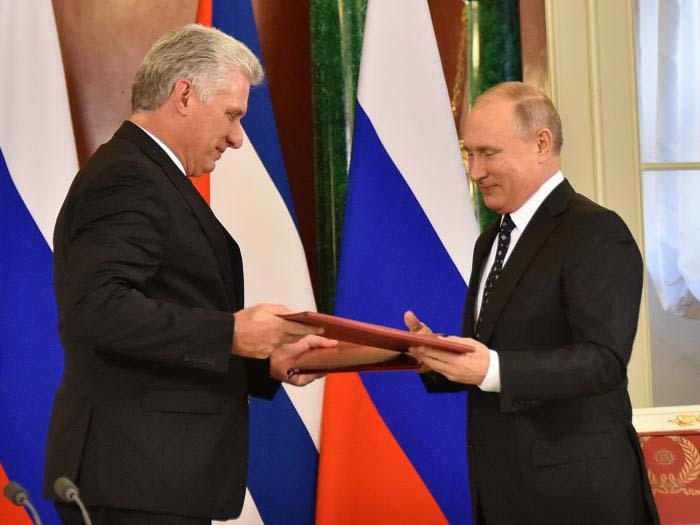 Last October, Russian President Vladimir Putin received his Cuban counterpart Miguel Diaz-Canel at the Kremlin in Moscow. 